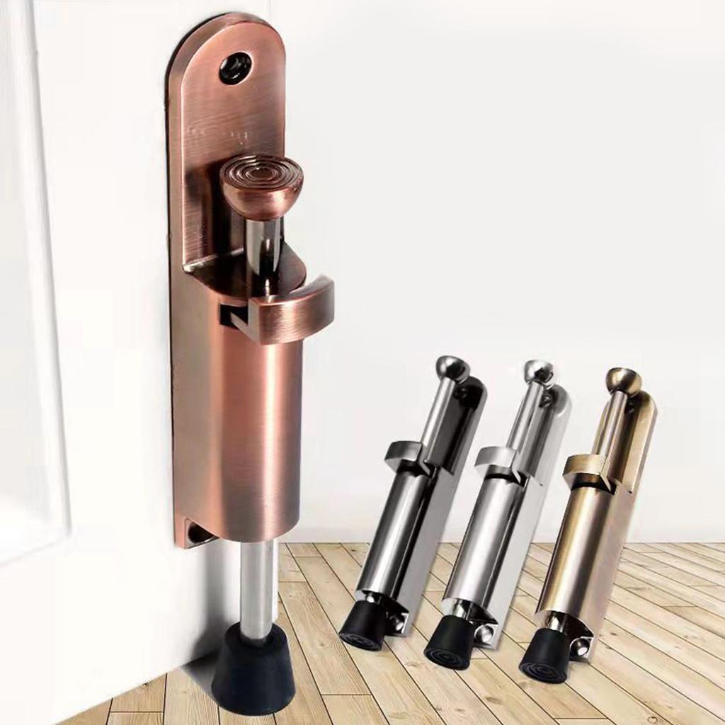 No Drill Stainless Steel Foot Pedal Door Stoppers Suitable for Easy Operation Safety Families Businesses Home Office Use