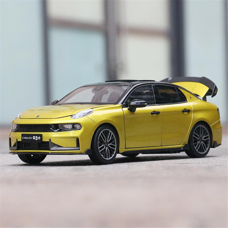 1/18 LYNK&CO 03 03+ Alloy Sports Car Model Diecasts Metal Track Racing Car Vehicles Model Simulation Childrens Toys Gift