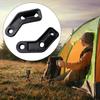 10Pcs 3 Eye Heavy Duty Tent Guyline Adjuster Cord Lock Quick Releases Nylons Rope Tightener For Camping Mountaineering
