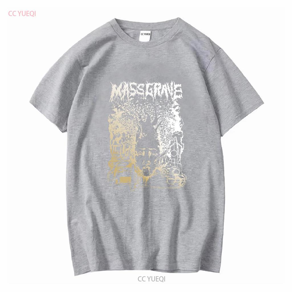MASS GRAVE Band T Shirt UNHOLY Punk Rock TE5621 Long or Short Sleeves Vintage Washed Comfortable Versatile Stylish Homme
