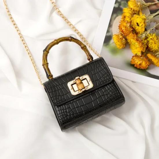 

Стандартная квадратная сумка с крокодиловым узором для женщин, сумка через плечо из искусственной кожи, высокое качество