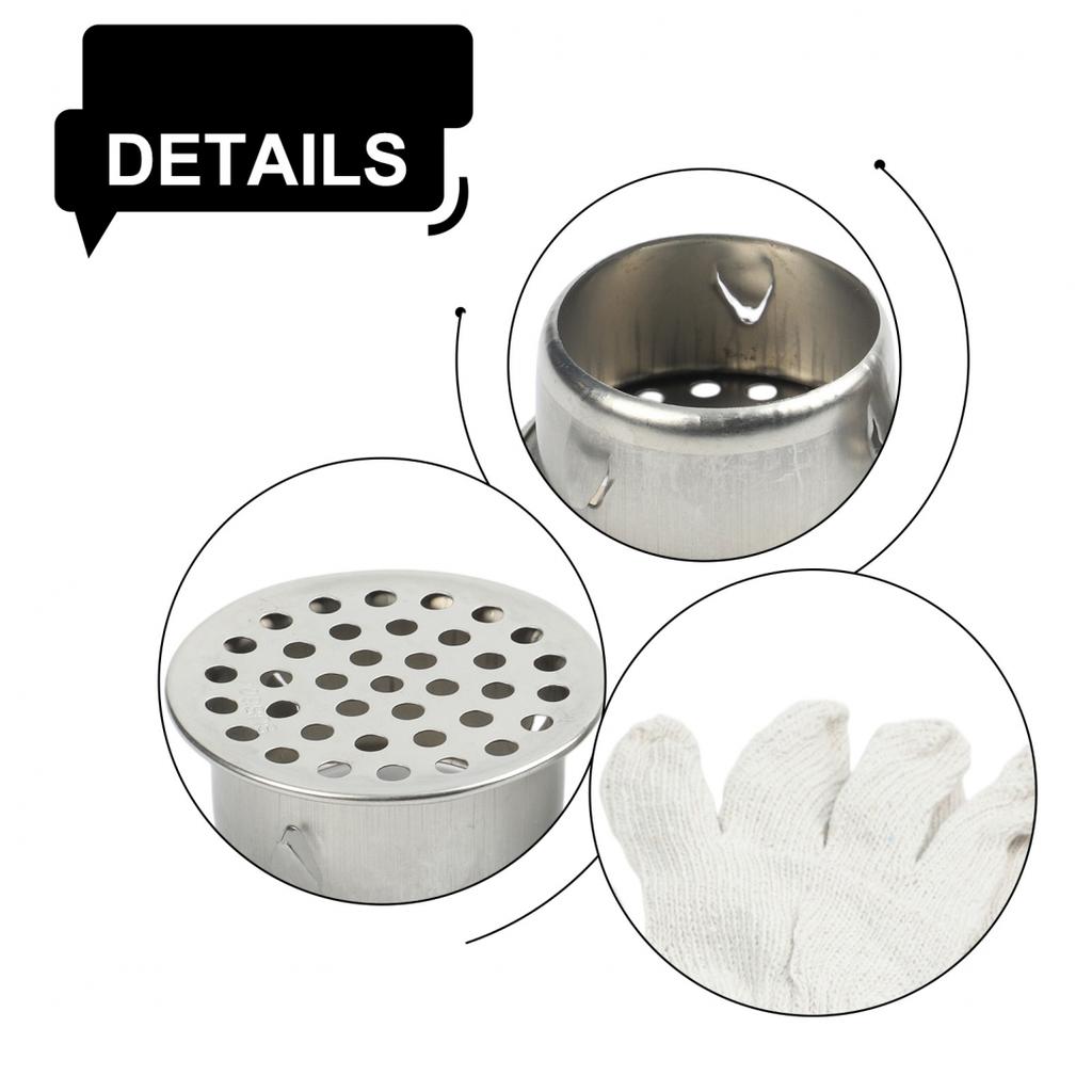 Stainless Steel Construction 3-inch Floor Drain Round Drain Cover