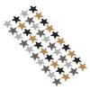 40Pcs Iron On Patches Rhinestones Star Pattern Delicate Decorative Cloth Patches 4 X 4cm