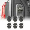 Carbon Fiber ABS Lock Covers Protector Trim for 18-21 Jeep Wrangler JL JLU JT 6X