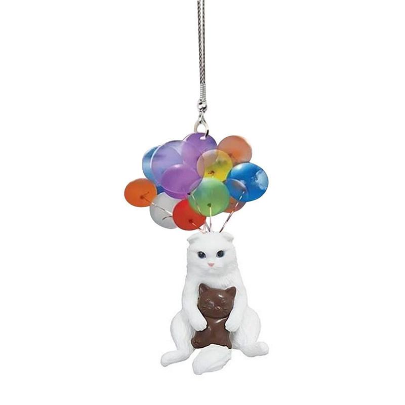 Cute Cartoon Dog Car Hanging Decor Colorful Acrylic Balloon Accessories For Car
