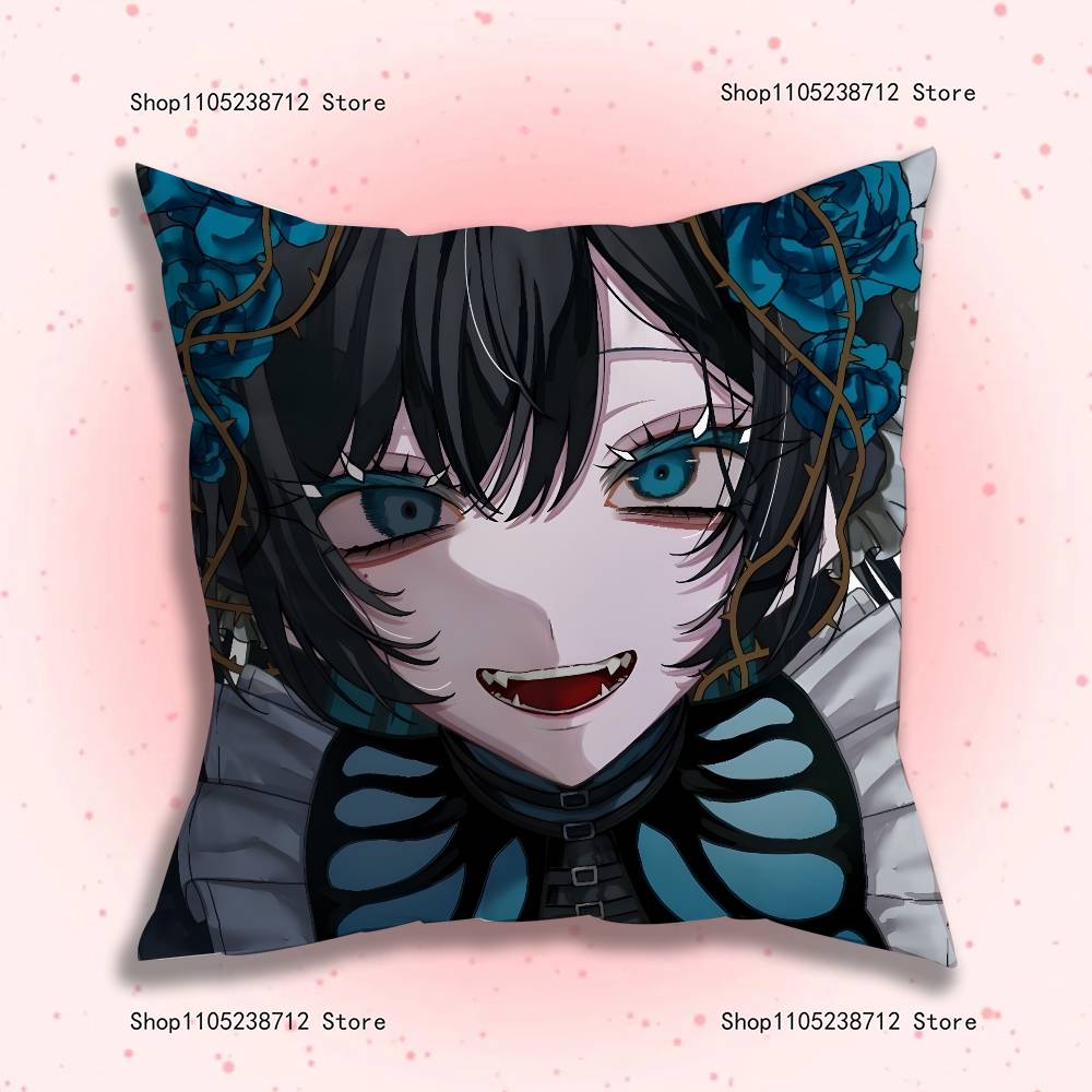 A-AdoS Anime Cute Pillow Case For Sofa Decor Car Office Room Printing Cushion Cover Decorations and Protector