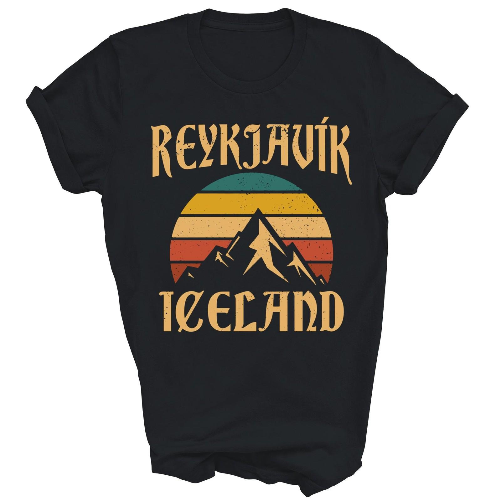 Reykjavik Iceland Icelandic Mountains Unisex Shirt Gift XXXXL