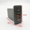 12V/24V Modified Charging Socket Power Outlet Switch Car Dual USB Charge QC3.0 Phone Charger Adapter For VW Golf 7 Accessories