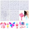 Chinese Earrings Silicone Mold Epoxy Resin Molds DIY Craft Bowknot Butterfly Ornament Pendant Keychain Jewelry Making