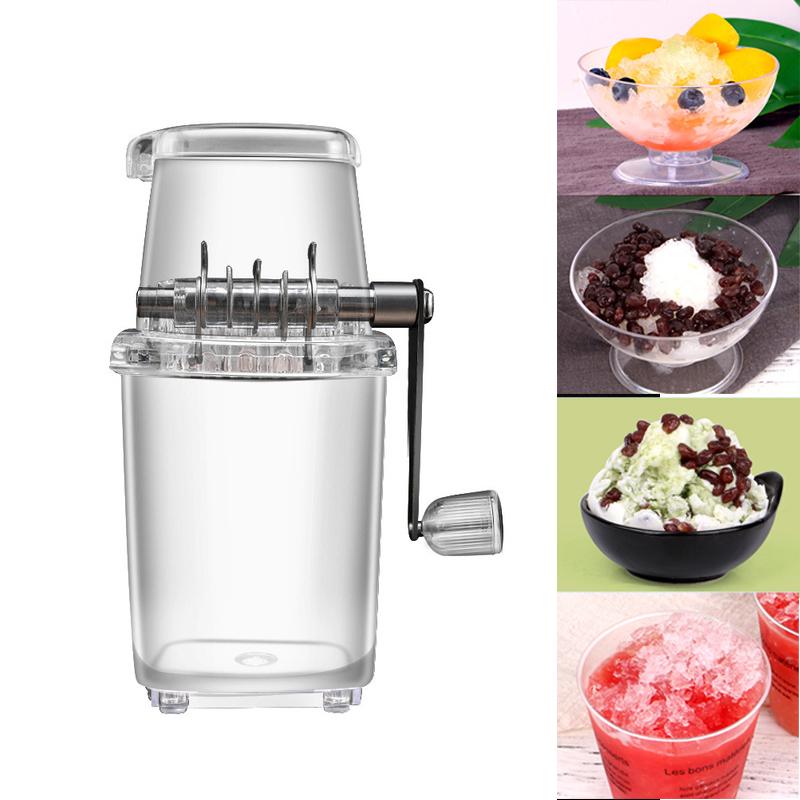 Draagbare Handmatige Buz Kırıcı Vorm El Kranklı Handleiding Ijs Kırıcı Geschoren Ijs Makinesi Keuken Bar Buz Karıştırıcılar Plezier Drankjes Gereedschap