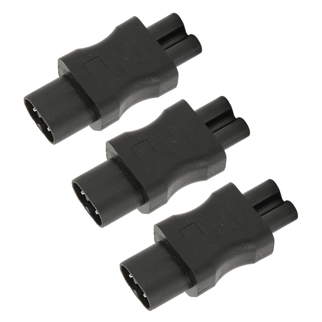 3Pcs IEC320 C8 to IEC320 C5 Power Adapter IEC320 Male C8 to Female C5 Power Socket Adapter for PDU Chassis UPS Socket