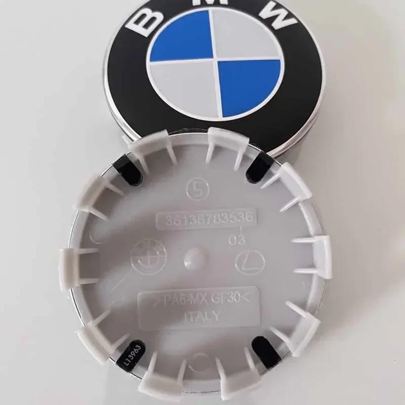 VLBA5 -4PC 56mm 68mm Car Wheel Center Covers For BMW E36 E46 E53 E90 E91 E60 E61 E93 E87 E84 X1 X3 X5 E70 E71 X6 M3 F30 F20 F10 F11 G3