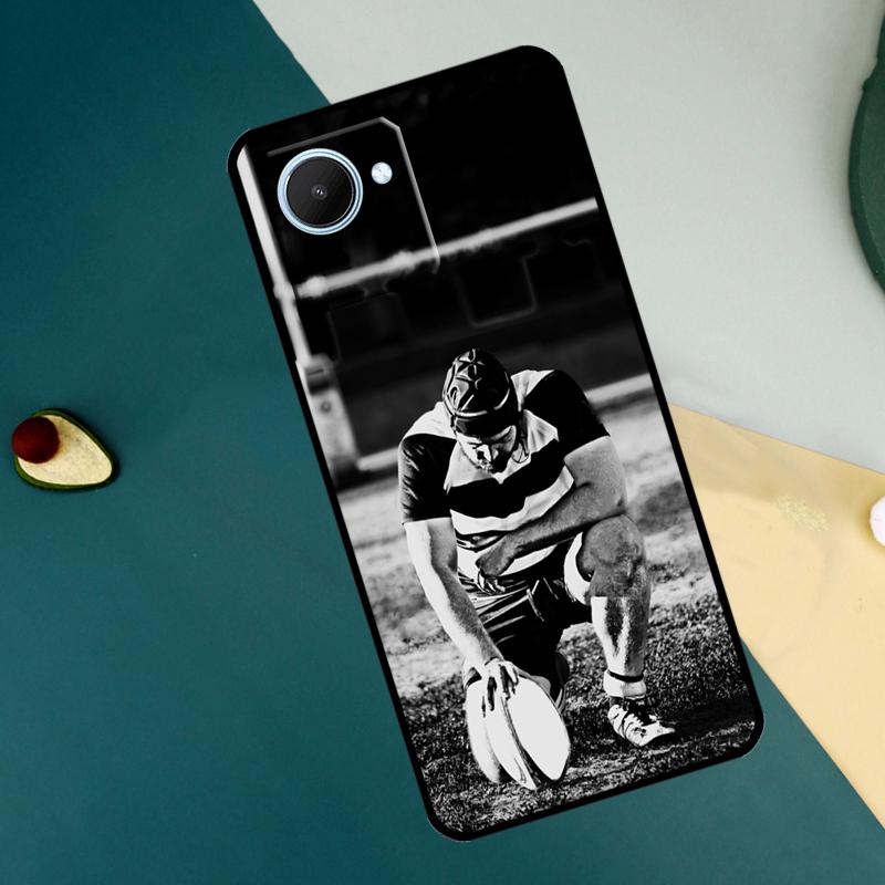 Rugby Ball For Realme 15 14 10 11 12 13 Pro Plus C65 C67 C71 C63 C61 C55 C51 C53 C75 GT6 GT7 Pro Case