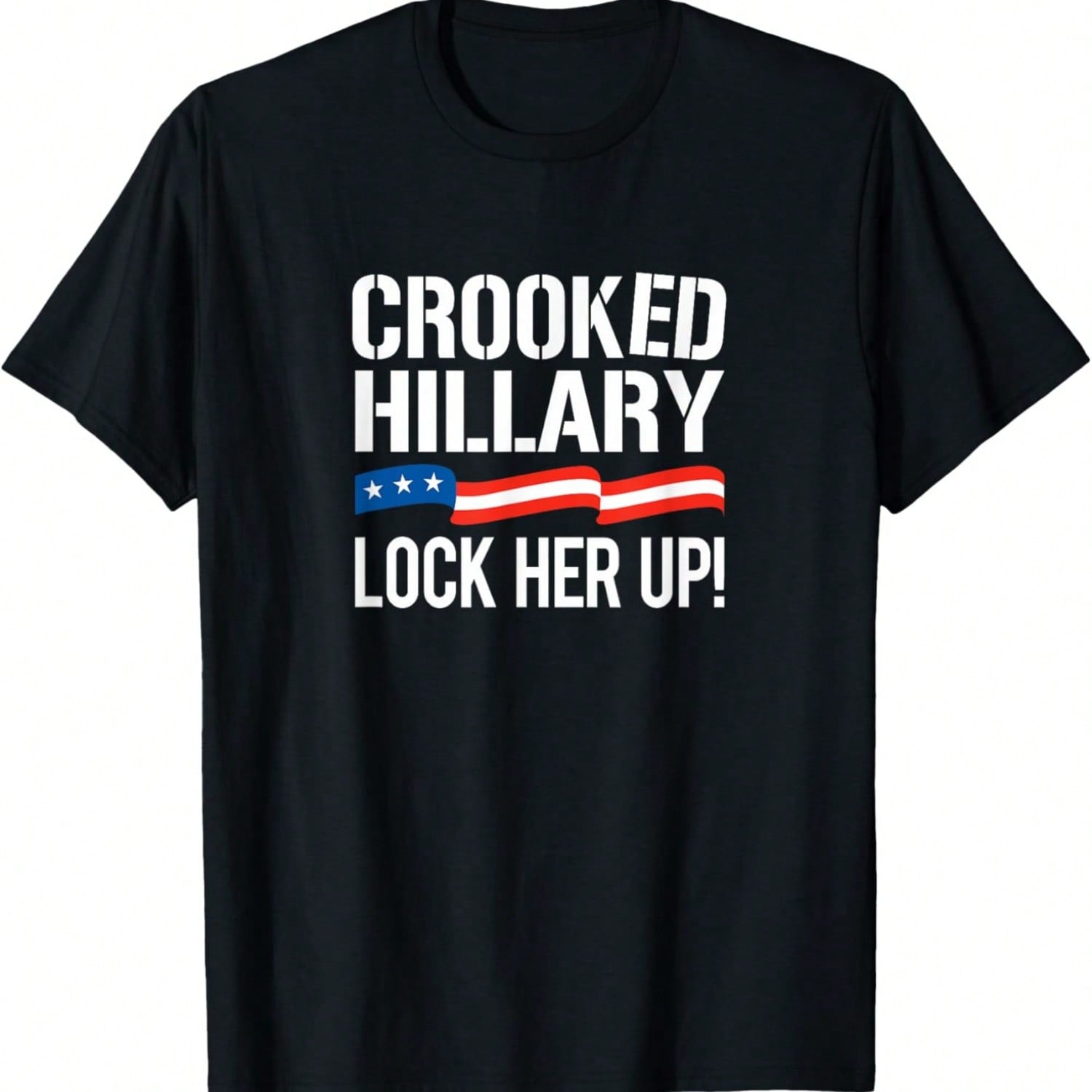Crooked Hillary - Lock Her Up - T-Shirt S разноцветный