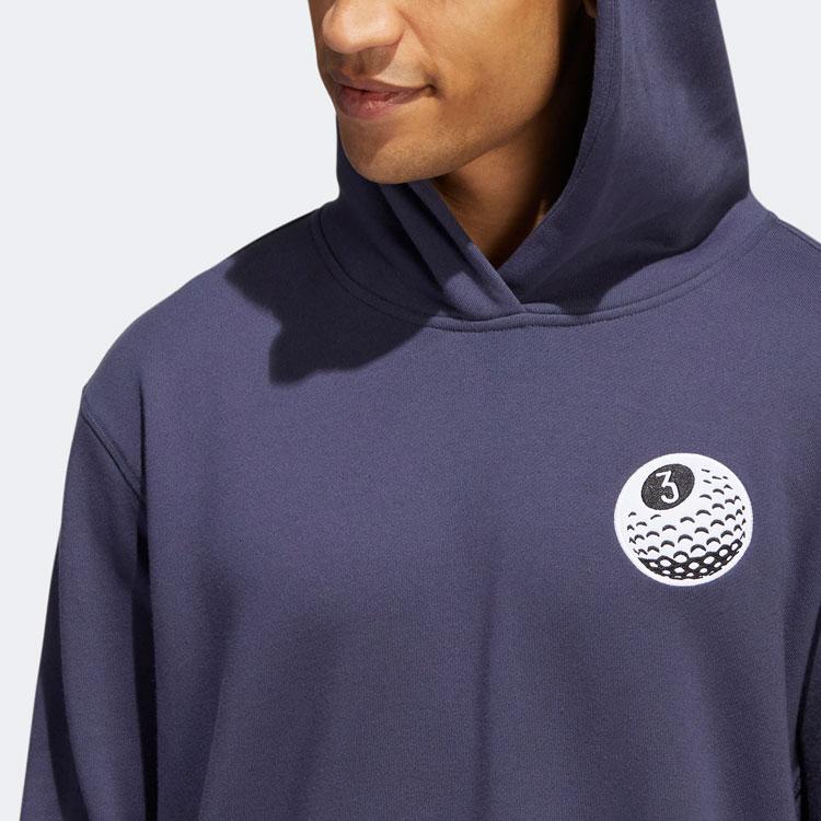 adidas Sweatshirts Men's Blue Hooded Moderate HF9093