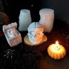 Halloween Theme Candle Mold Silicone Mould for Unique Handmade Crafts Epoxy Resin Wedding Decoration Making Mold