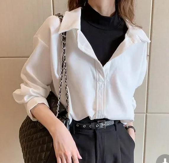 Women's Early Spring Retro Layered Corduroy Shirt