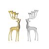 Nordic Deer Candle Holder – Alloy Candlestick for Romantic Living Room or Dining Table Decor