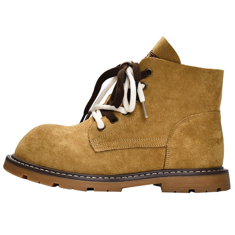 Autumn new retro platform Martin boots heightening versatile short boots 5952