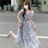 Women's Stylish Slim-Fit Summer Floral Dress with French Touch - 2026 Collection