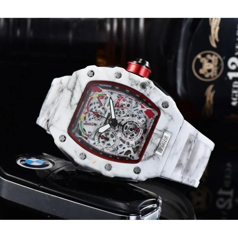 Skull Leopard Print Tonneau Quartz Watch Men 2025 Luxury Brand Men's Watch Unique Creative Style Watch Wine Barrel Shaped Clcok