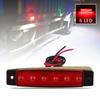 6 LED Truck Side Light Emergency Lorry Trailer Marker Lights 24V Indicator Warning Lamp Signal Led Lights Car Waterproof Lamps