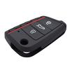 Silicone Remote Key Case Cover for Skoda Fabia Octavia Kodiaq Karoq For VW Polo Golf Tiguan for SEAT Ateca Leon Ibiza 2018 2019