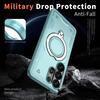 case for Samsung S26 S25 S24 S23 S22 ultra 360 degree rotating pivot magnetic bracket phone case Anti-Fingerprint Shock Proof