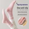 Women's Non-Slip Mid-Calf Yoga & Pilates Socks - Summer Fitness Shark Design