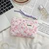 Sweet Cute Animal Floral Quilted Padded Portable Sanitary Napkin Storage Bags Coin Purse Cosmetic Bags Card Packs Key Bags Gifts