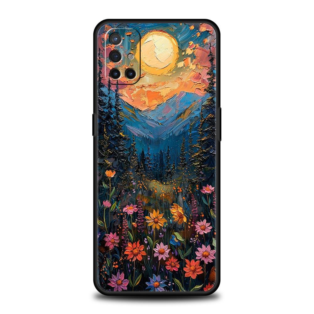 Phone Case For OnePlus 12 11 10 9 Pro 9T 12R 10R 9R 9RT 10T 8T 8 7 6T 7T Nord 2T CE 2 5G N10 N100 Cover Oil Painting Of Flowers