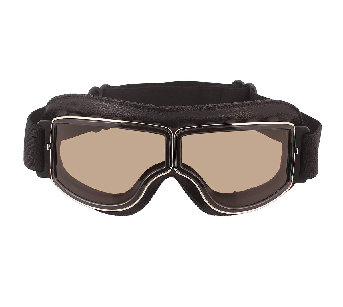 

TYSKL Retro Pilot Motorcycle Goggles Anti Fog Warm Goggles ATV Motorcycle Motocross Glasses Protective Glasses 2XL чёрный