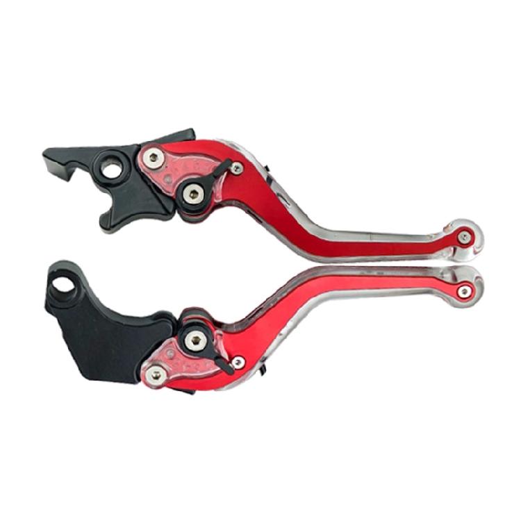 

Motorcycle Brake Cutch Cylinder Lever with LED Light Brake Clutch Handle Disc Brake Lever for Scooter Moped червоний