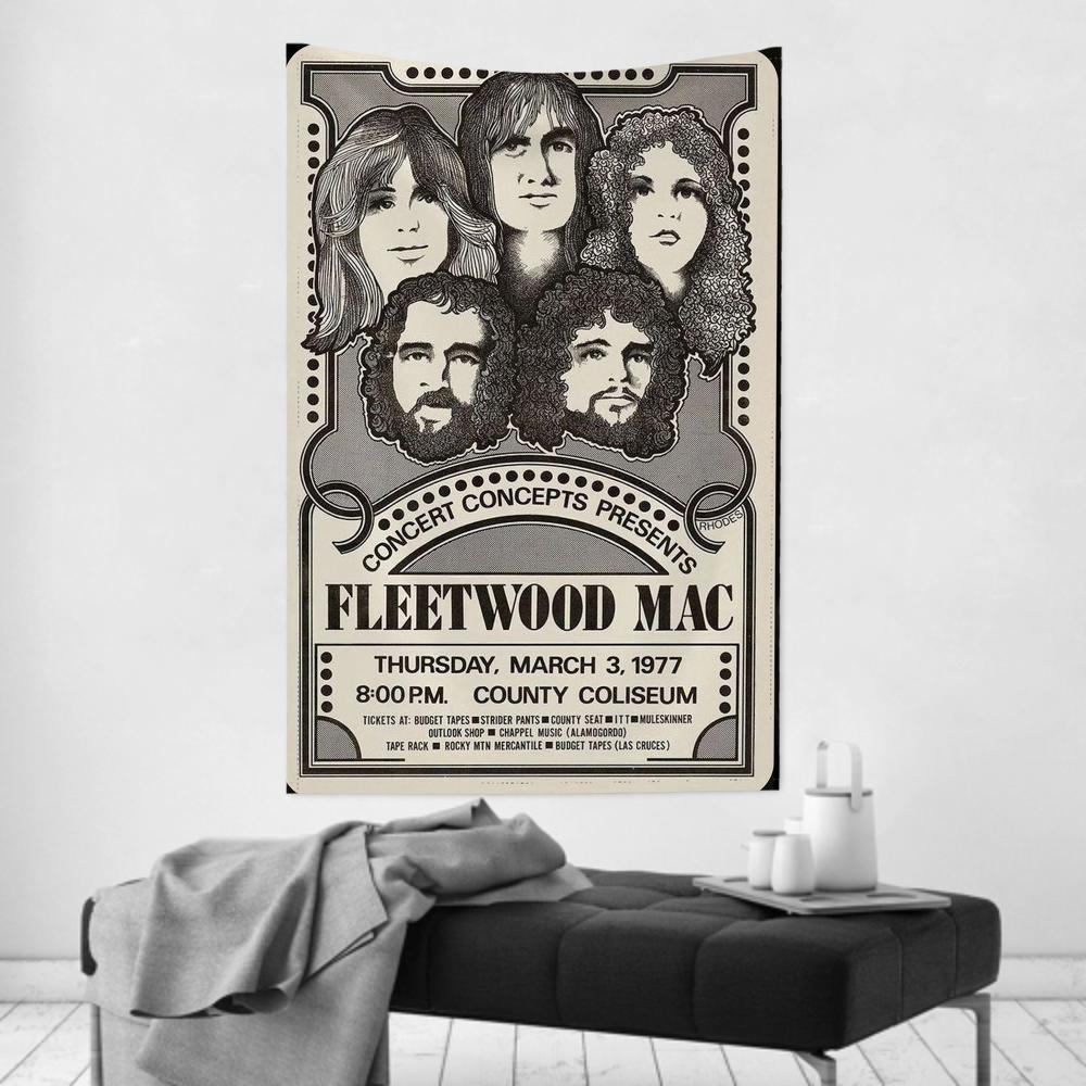 FFleetwood Rock Band Mac Tapestry Room Decor Wall Cloth Party Hanging Background Room Decor Baby Room