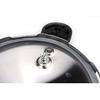 Pearl Metal Pressure Cooker, 3.5L, IH Compatible, Triple-Layer Bottom, Switchable, Recipe Included, Quick Eco, H-5040 Stainless Steel