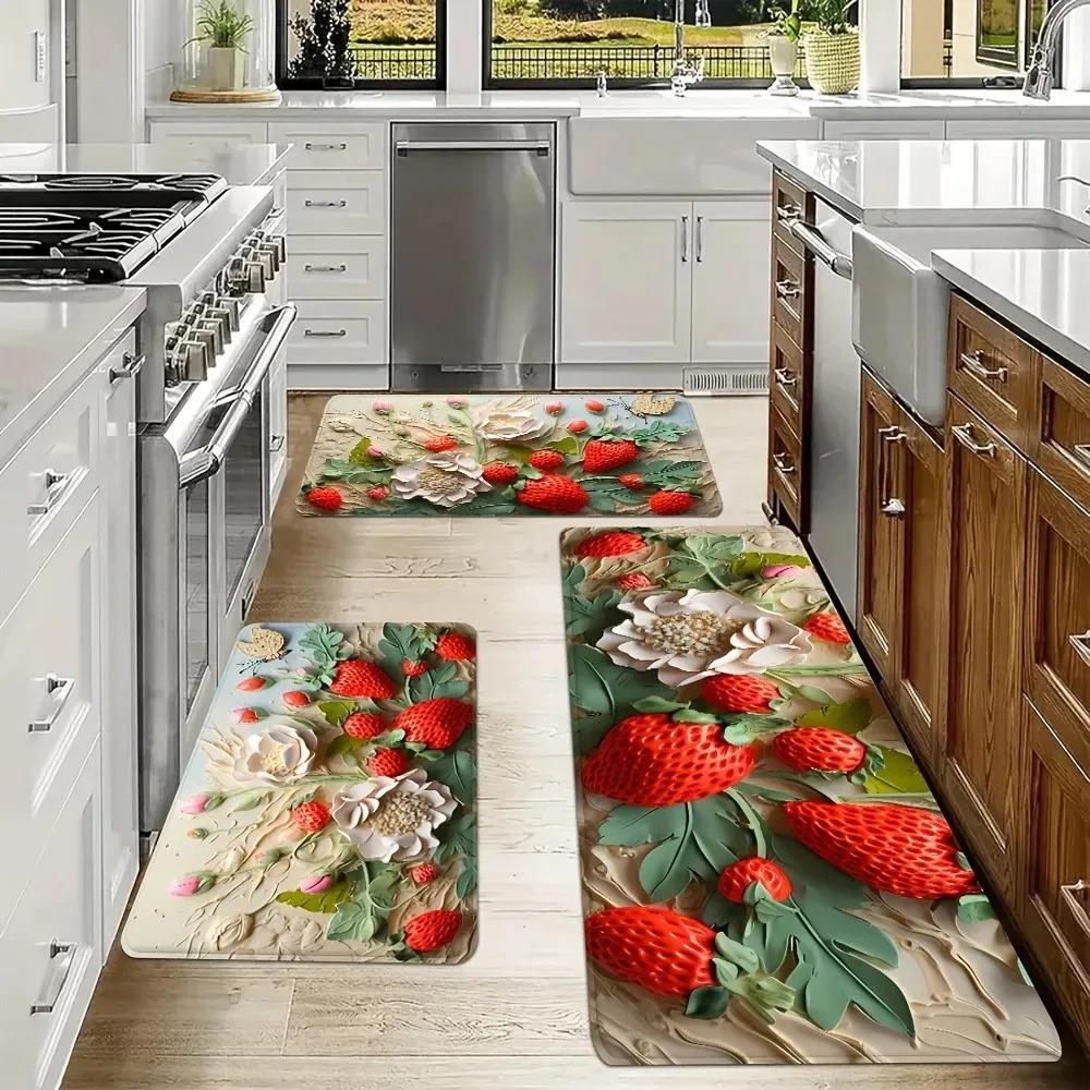 1 szt. Mata pod drzwi z wzorem sztuki rowerowej, Dywaniki kuchenne, Antypoślizgowe, Pop design, Dywany do salonu, Mata łazienkowa, Dywan do domu, Dekoracja pod zlew, do pralni