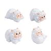 Micro Landscape Cute Cotton Lamb Figure Gardening Decoration Accessories Baby House Car Desktop Small Ornaments