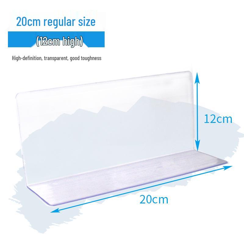 Plastic Shelf Divider for Small Items In Supermarkets and Convenience Stores