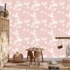 Coral glitter wallpaper, coral background for living room and bedroom 50x1000