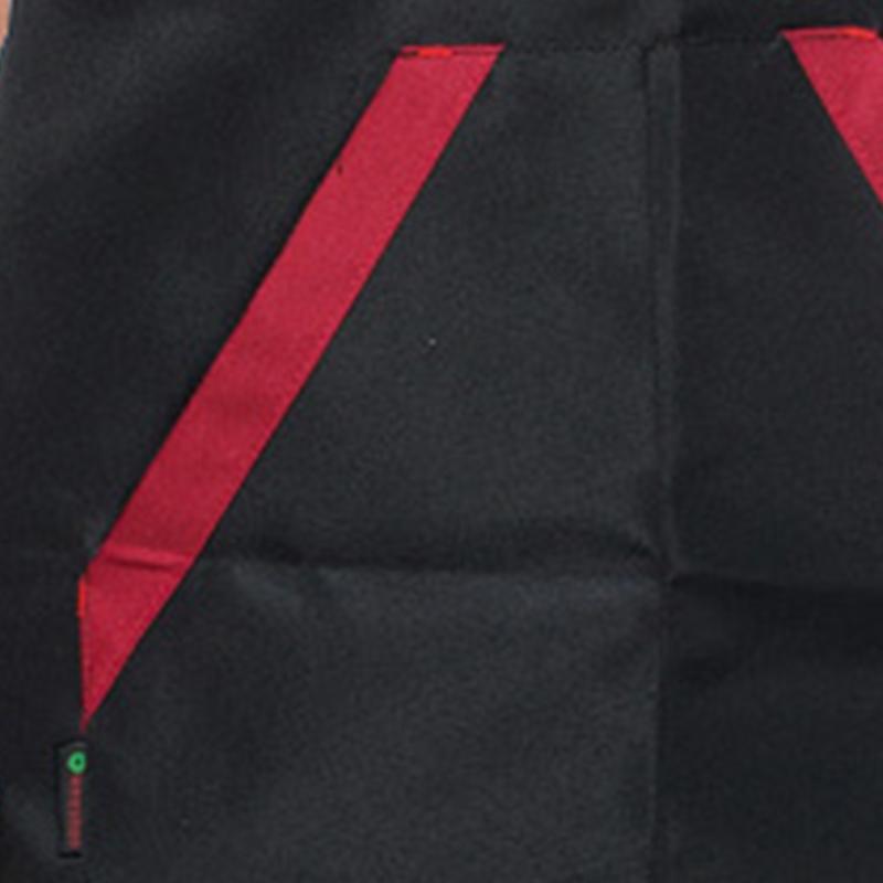 2pcs Chef Waist Apron Soft Moisture Absorbent Breathable Polyester Men"s Half Apron with Pockets