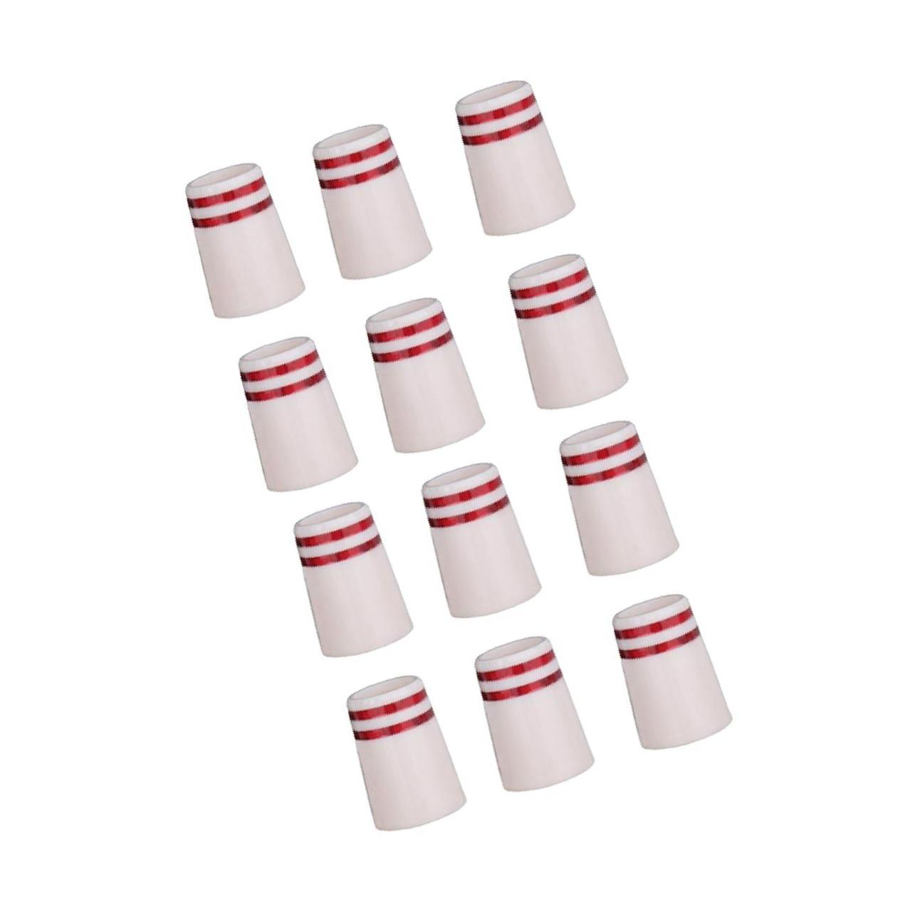 

12Pcs Golf Iron Ferrules for Tip Iron Wedge Size .355 End Caps красный
