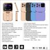 Mobile Phone I16 Pro Dual Card Dual Standby Non-smart Phone Flip Phone Bluetooth Folding Small Phone