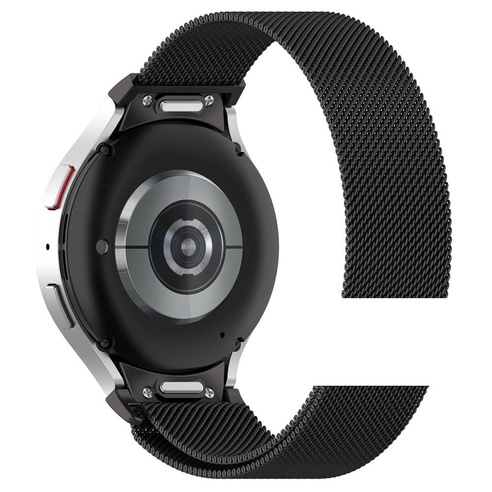 Quick Fit Milanese No Gaps Watchband for Samsung Galaxy Watch 7 FE 6 5 4 Classic 43mm 47mm 40mm 44mm 42 46mm Magnetic Loop Strap