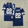 Camiseta de Fútbol Retro NFL Dallas Cowboys para Hombre de Algodón Bordada Camisa Deportiva del Equipo Ropa para Aficionados