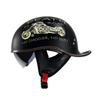 Electric Vehicle Helmet Retro Motorcycle Half-helmet With Tilted Tail Men Women's Personalized Four-season Locomotive Safety