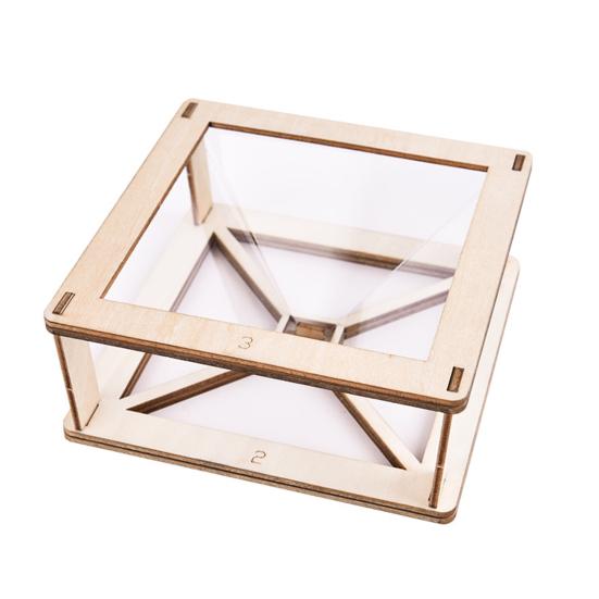 

1 комплект, 3D голограмма, безопасная подставка для улучшения практических способностей, развитие мозга, 3D голографическая проекция, забавный научный эксперимент для детей