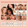 Silhouette Brightening Face Highlight Dreidimensionaler Contouring Concealer Mehrfarbiger Contouring Stick