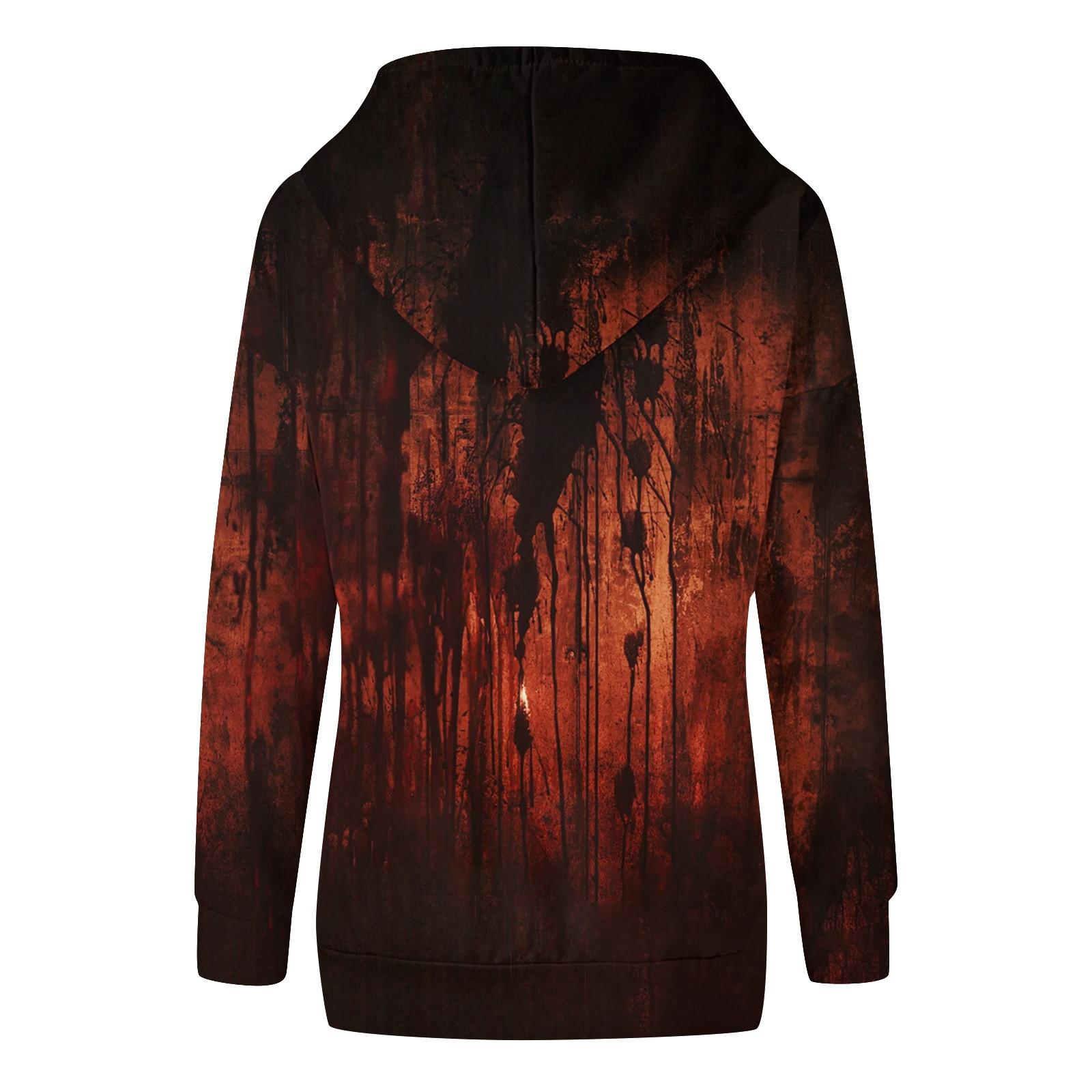 Женская модная повседневная блузка с круглым вырезом и коротким рукавом с принтом M — фото 5