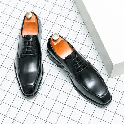 Hot British Style Business Leather Shoes Formal Office Dress Shoes Brogue Shoes Mens Leisure Black Shoes Plus Size 38-46