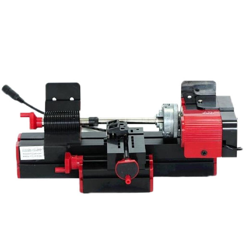 6 In 1 Mini Multi Metal Wood Lathe Motorized Jig Saw Grinder Driller Milling CNC Combined Machine DIY Tool